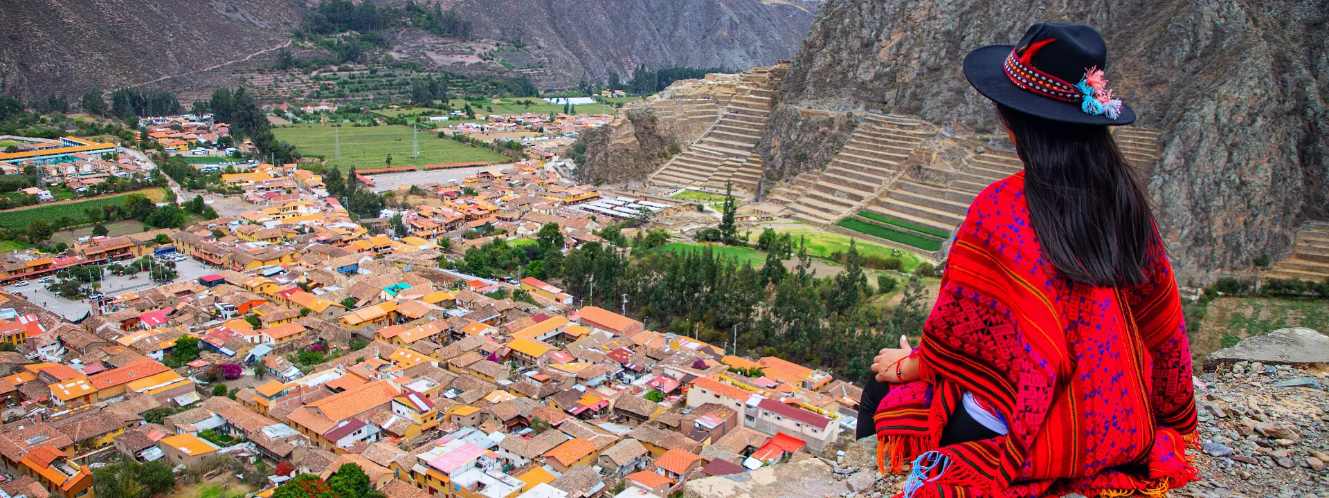 Vista del pueblo de Ollantaytambo | Cocatambo Hotel