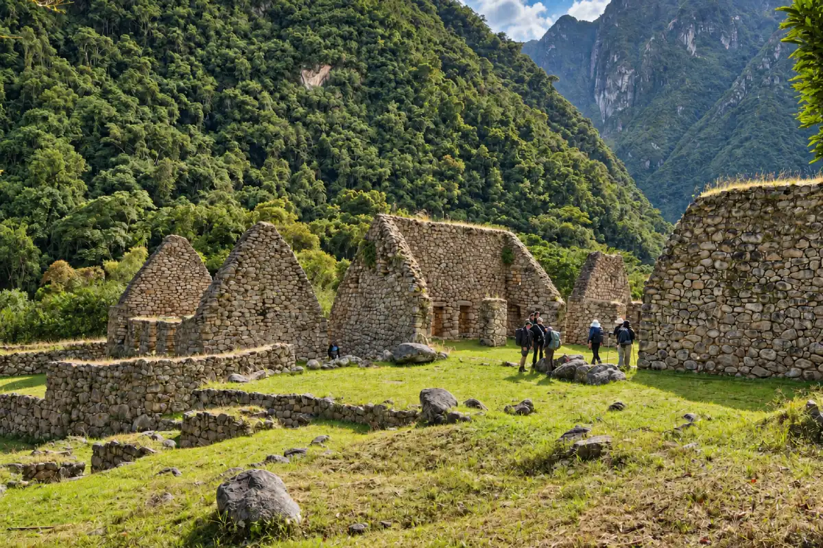 Arquitectura inca de Chachabamba en el Camino Inca | Cocatambo