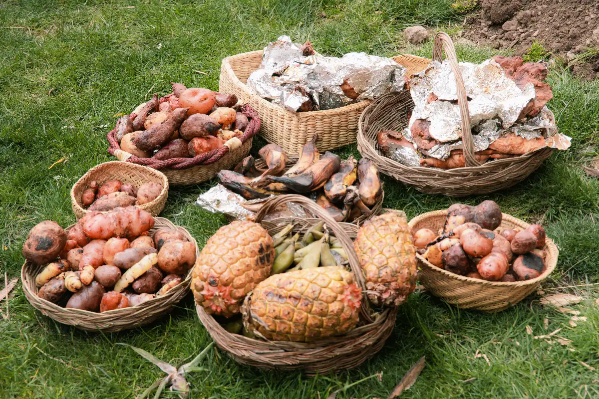 Ingredientes de la pachamanca | Cocatambo