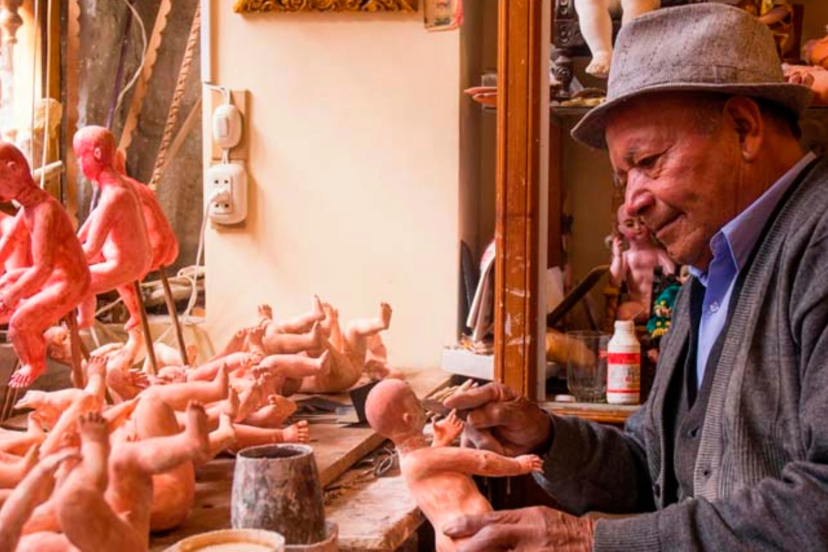 Artesano local del Barrio de San Blas