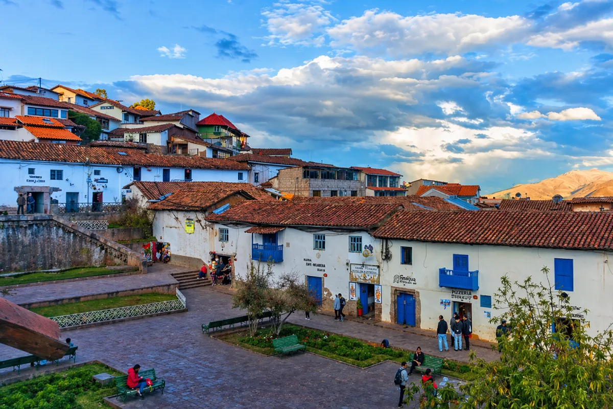 Vista del barrio de San Blas en Cusco