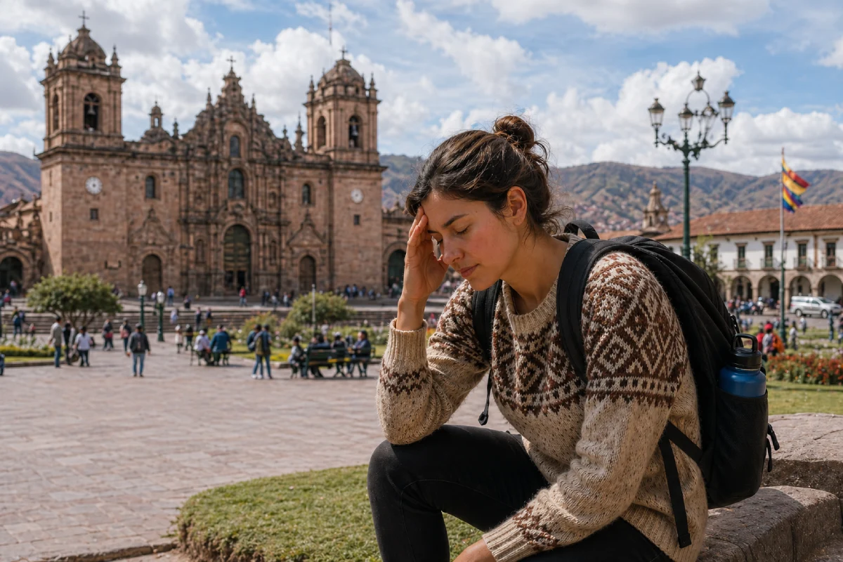 Malestares de un Turista por un Cambio de altura en Cusco