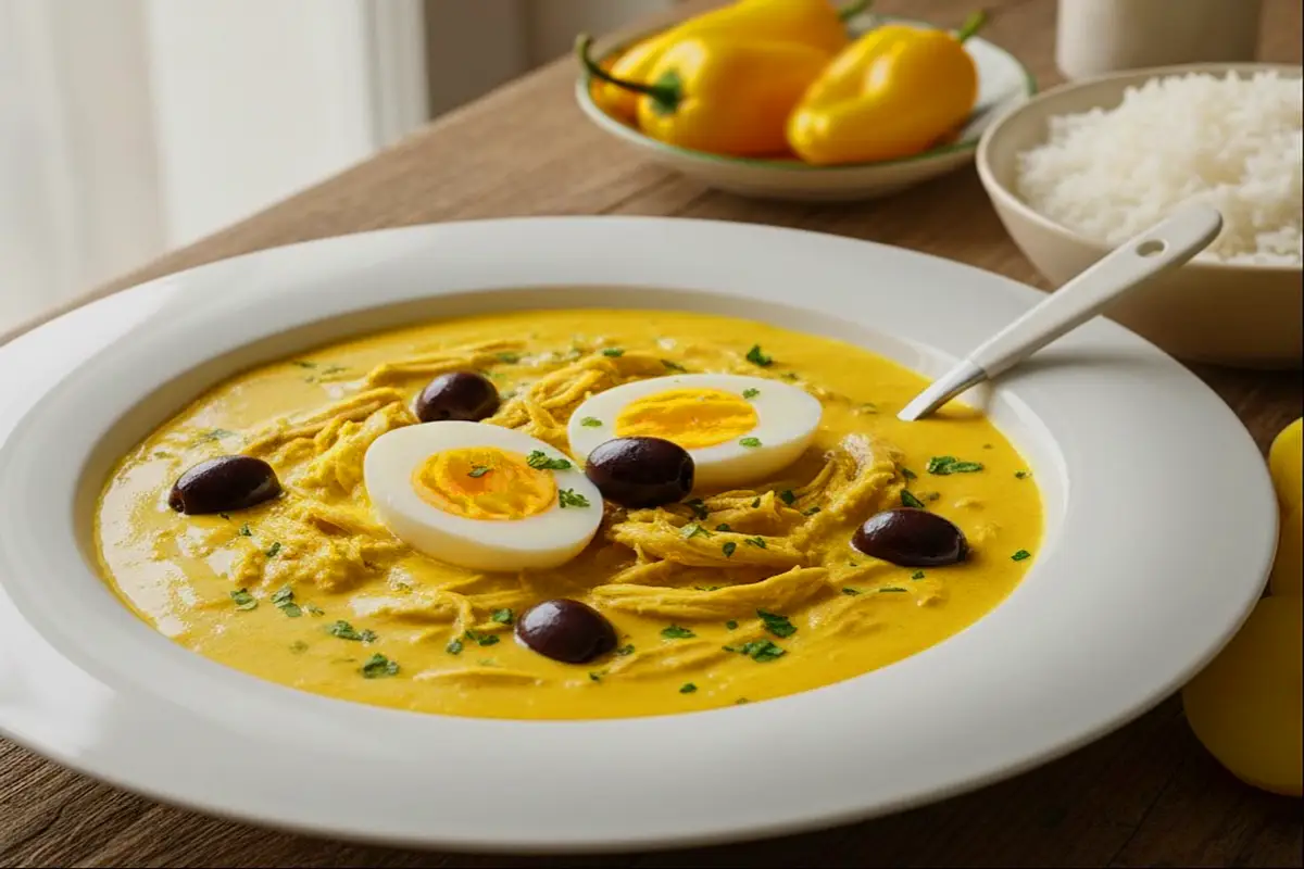 Emplatado del Aji de Gallina