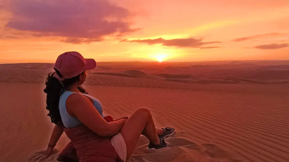 Atardecer en las dunas