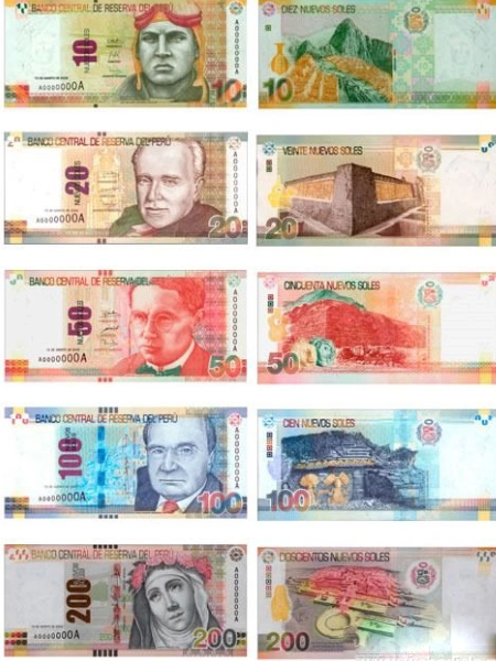 billetes peruanos en soles
