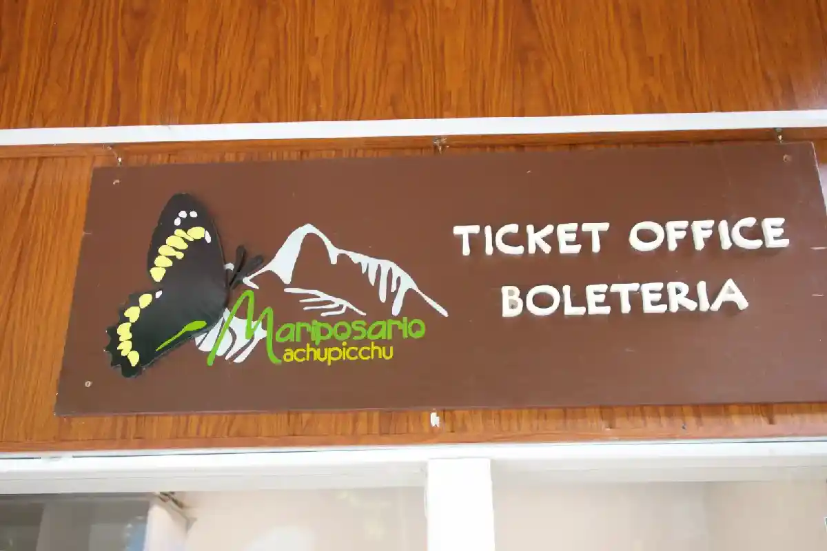 Boletería del Mariposario de Machupicchu | Cocatambo