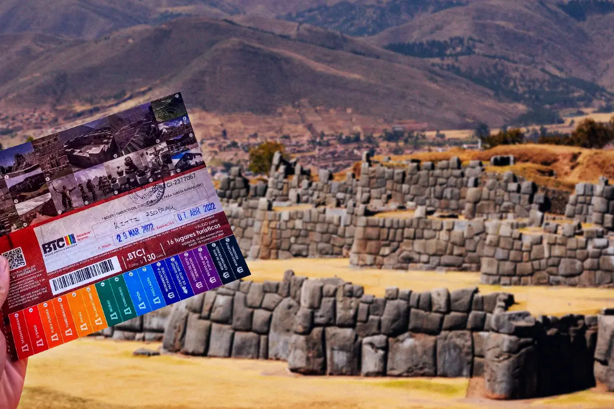 Boleto turístico en Sacsayhuamán | Cocatambo