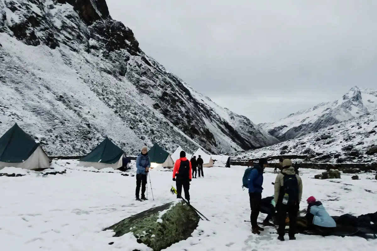 Campamento nevado en Salkantay | Cocatambo