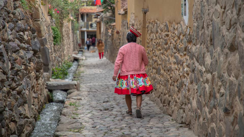 calles peatonales inca-Ollantaytambo