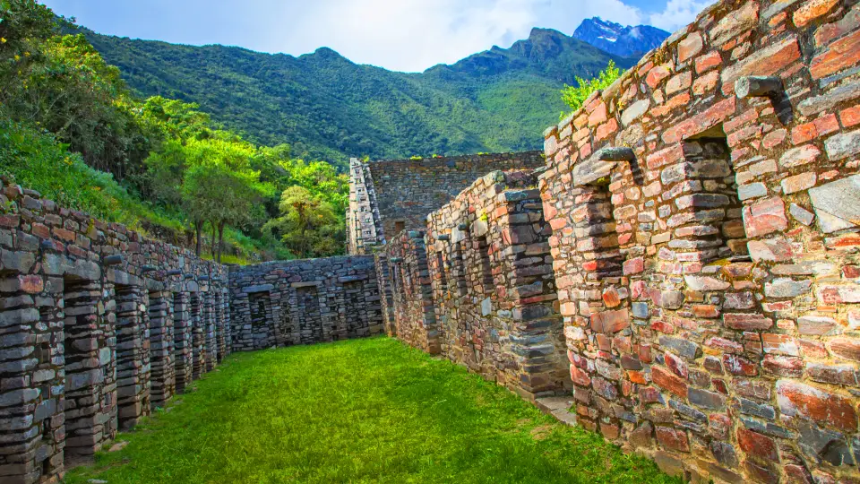 Awana Kancha en Choquequirao