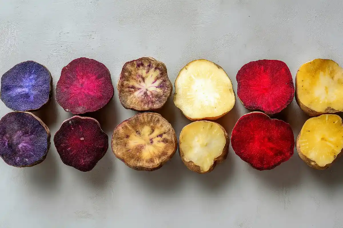 Diversidad de colores en la pulpa de la papa nativa | Cocatambo