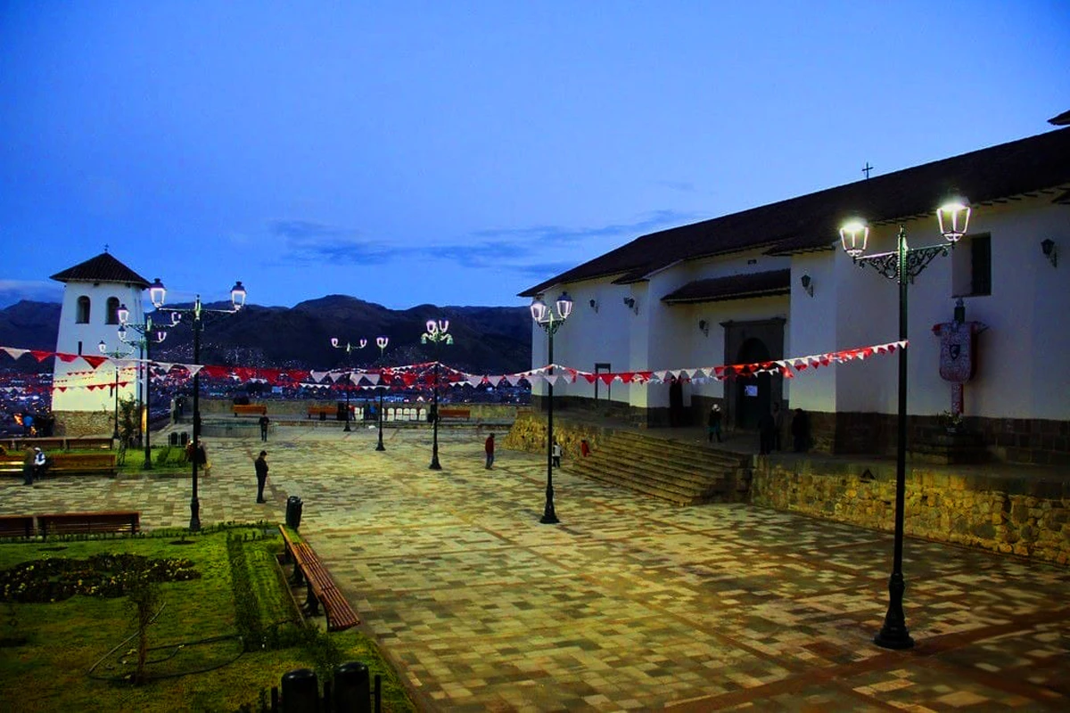Vista  de la Cruz de Santa Ana Cusco 