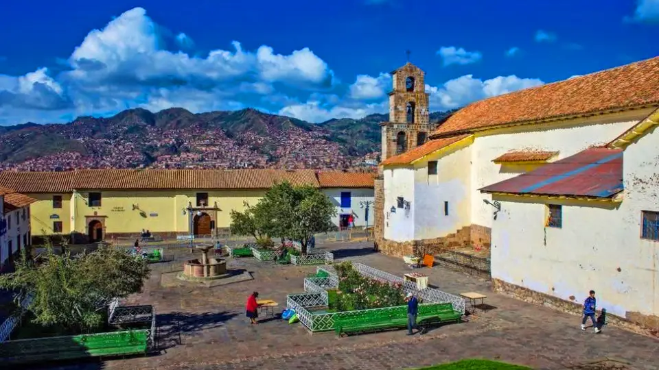 Plaza San Blas-marzo en Cusco