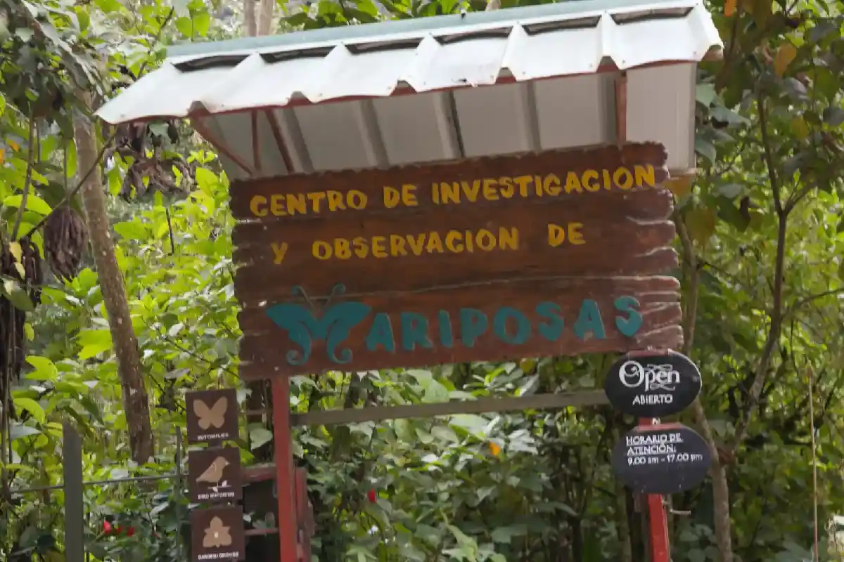 Entrada al Mariposario | Cocatambo