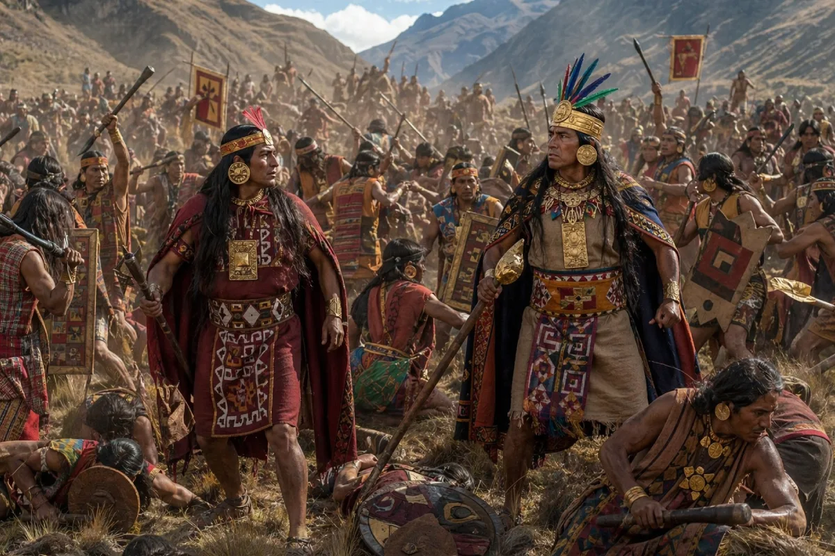 Conflicto entre Huáscar y Atahualpa