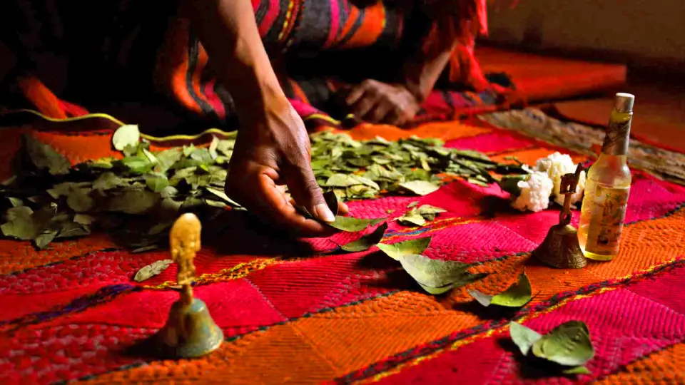 Ritual de la hoja de coca