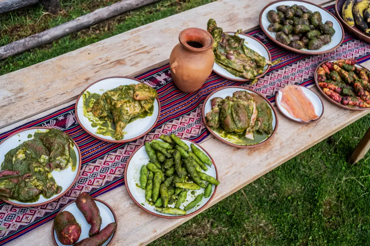 Ingredientes listos para pachamanca | Cocatambo