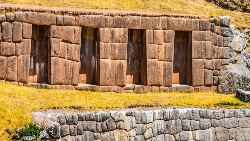 Muro inca en Tambomachay.