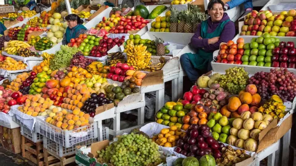 puesto de frutas