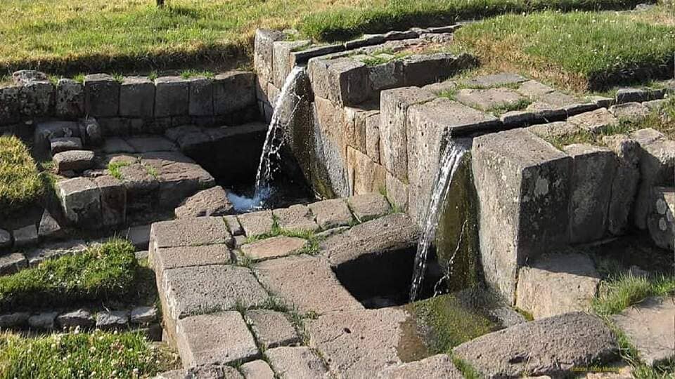 Fuente de agua en Tipón