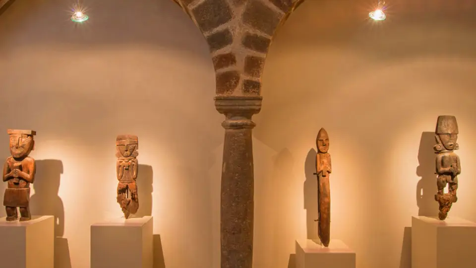 Sala de exposición del Museo de Arte precolombino, Cusco en el barrio de San Blas, créditos Fundación BBVA