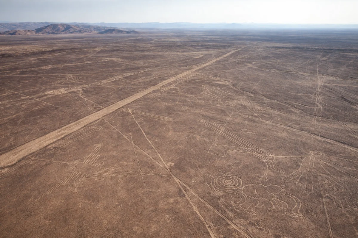 líneas de nazca (vista aérea)