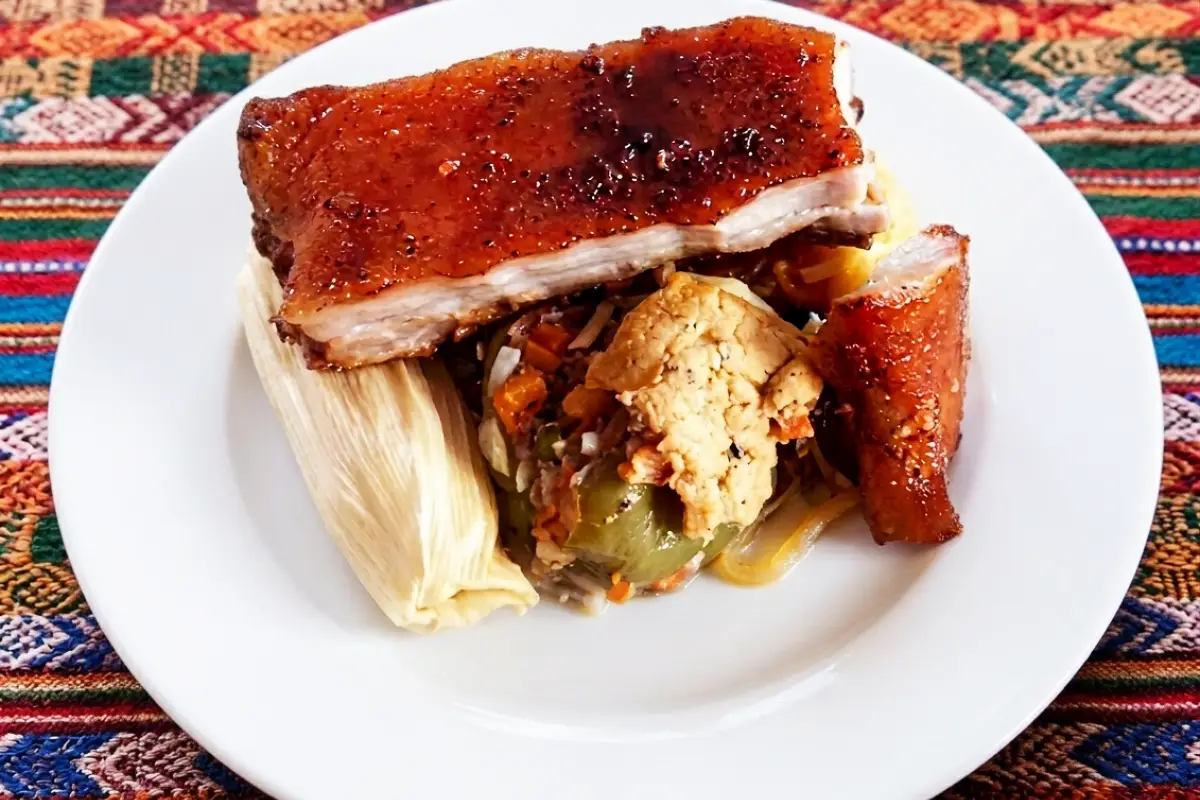 Plato de lechón cusqueño | Cocatambo