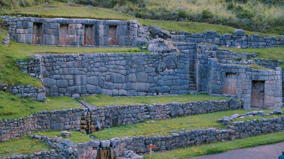 Tambomachay - Mapa turístico del Cusco