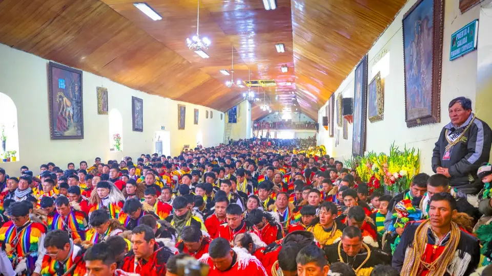 Misa de los pablitos, en Qoyllur Rit´i