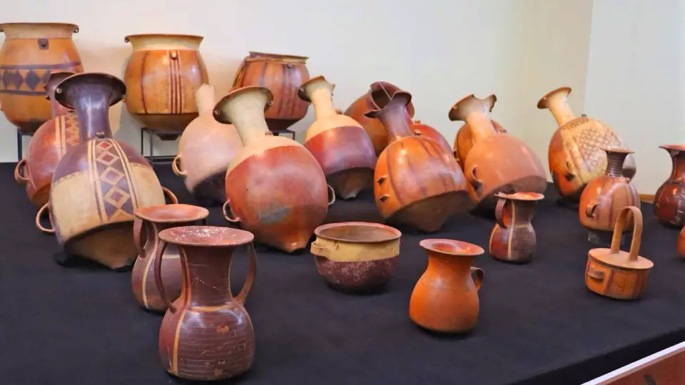 Sala de cerámica-Museo Inca