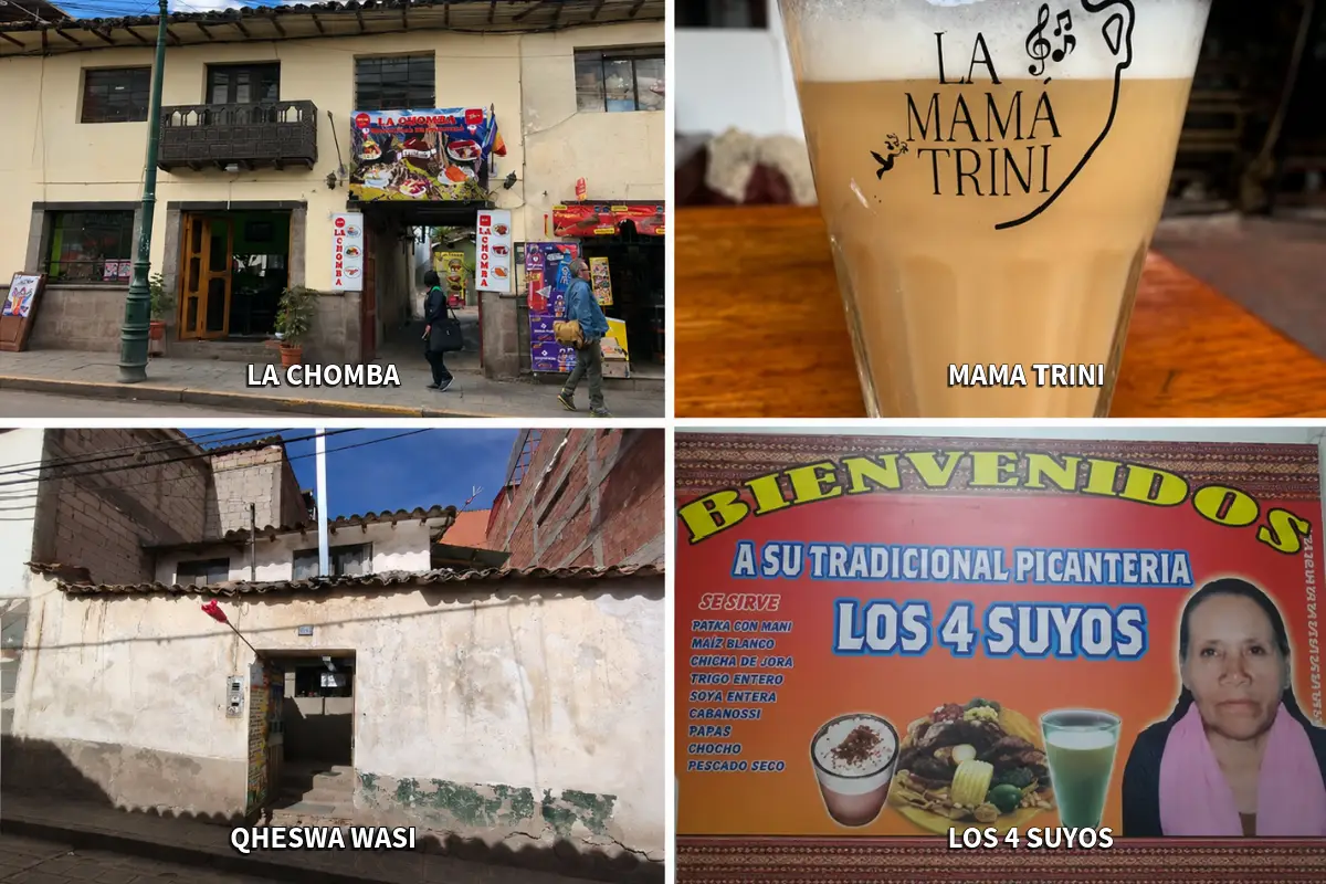 Picanterías antiguas del Cusco | Cocatambo