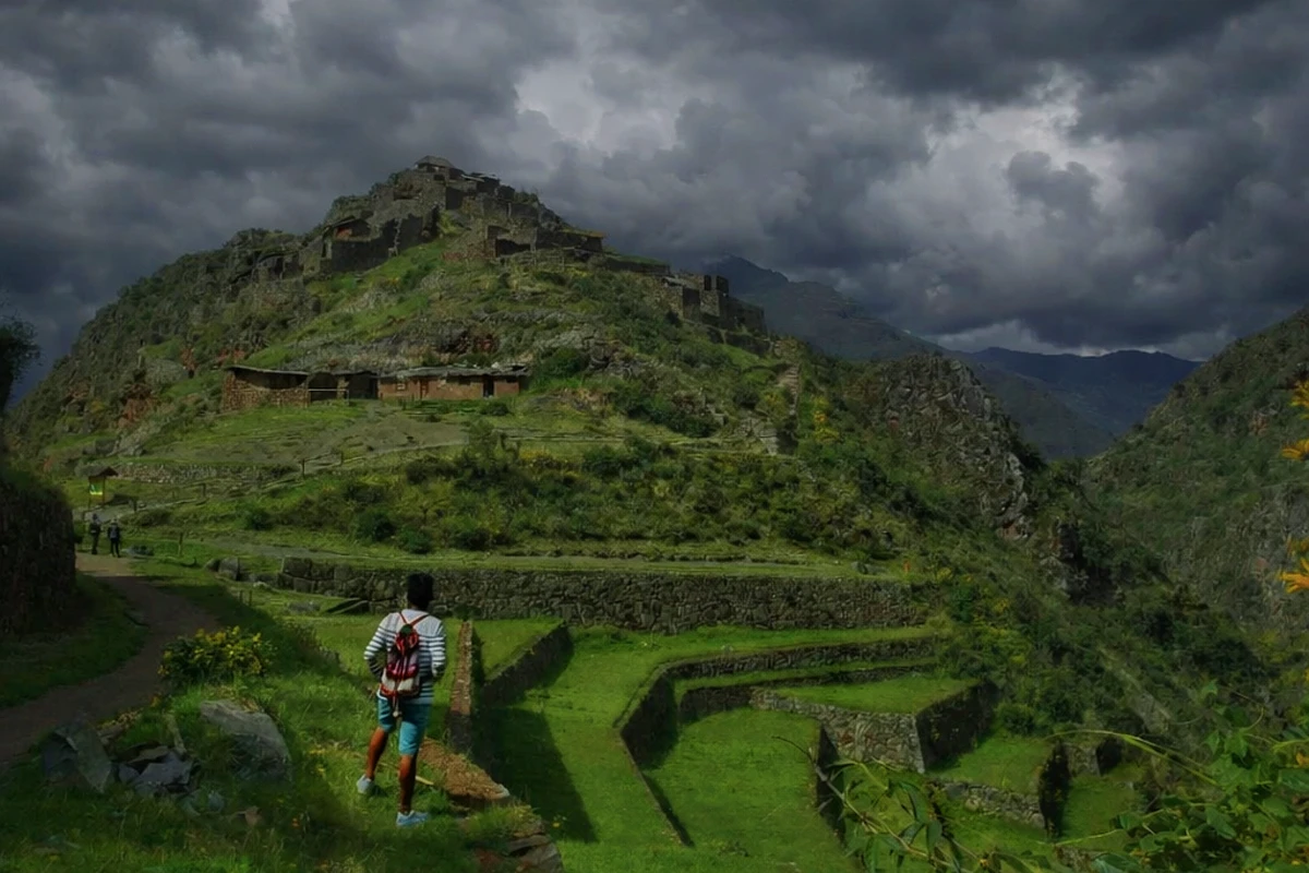 Vista de Pisac en marzo