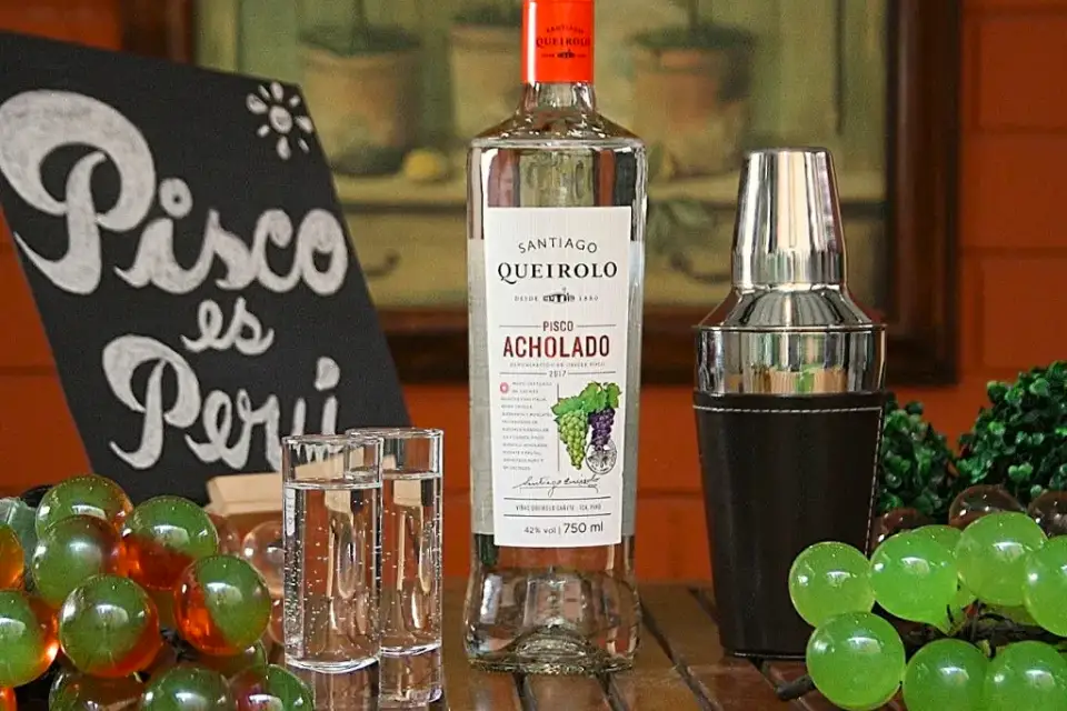 Presentaacion del Pisco Acholado