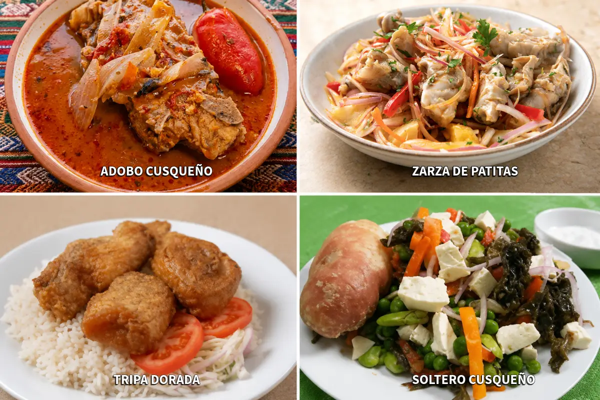 Platos típicos de picanterías de Cusco | Cocatambo 