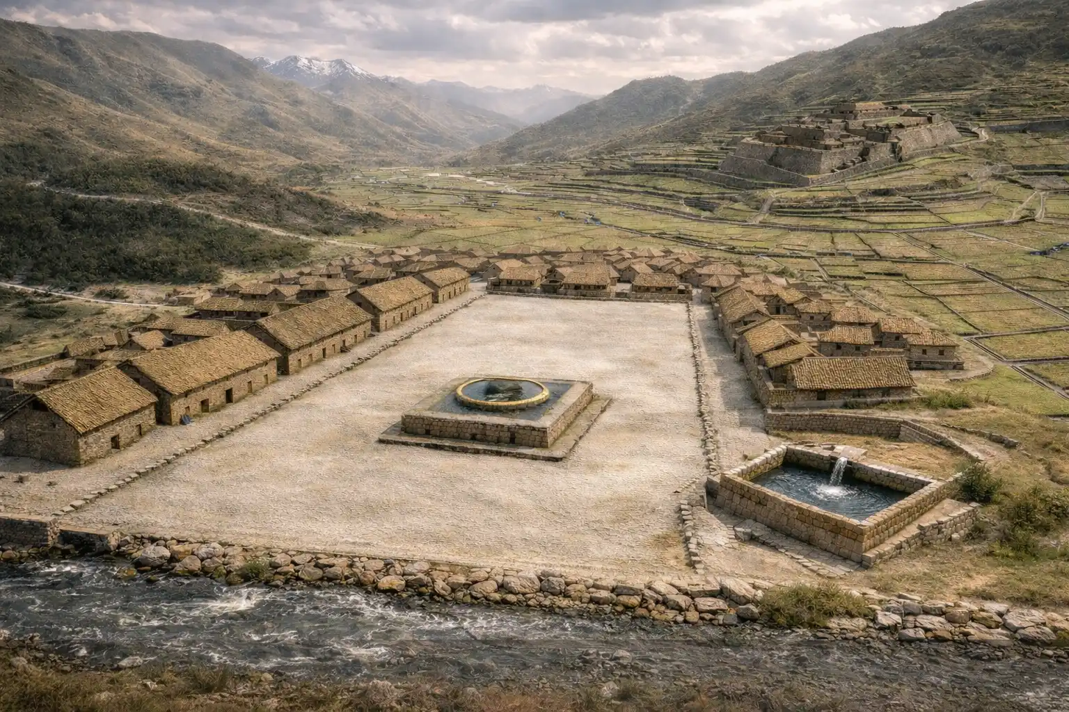 Época Inca-Plaza de armas Cusco