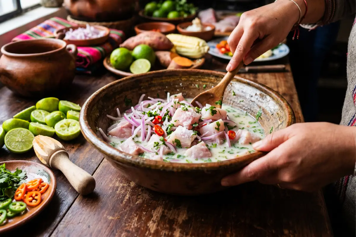 Preparación del ceviche peruano | Cocatambo