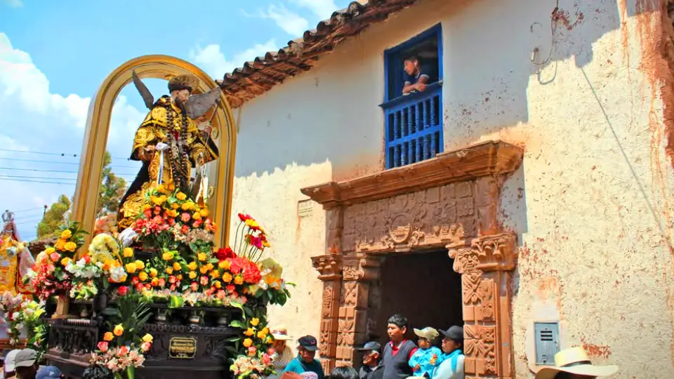 San Francisco de Asís, patrón del pueblo de Maras