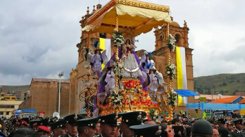 Procesión de la virgen de Candelaria