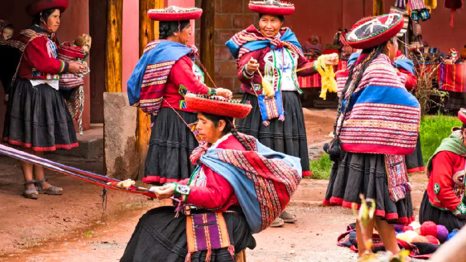 Proceso del arte textil-Chinchero