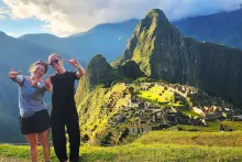 Viajeras frente a Machu Picchu | Cocatambo