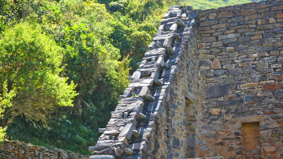 Hastiales Incas en Choquequirao