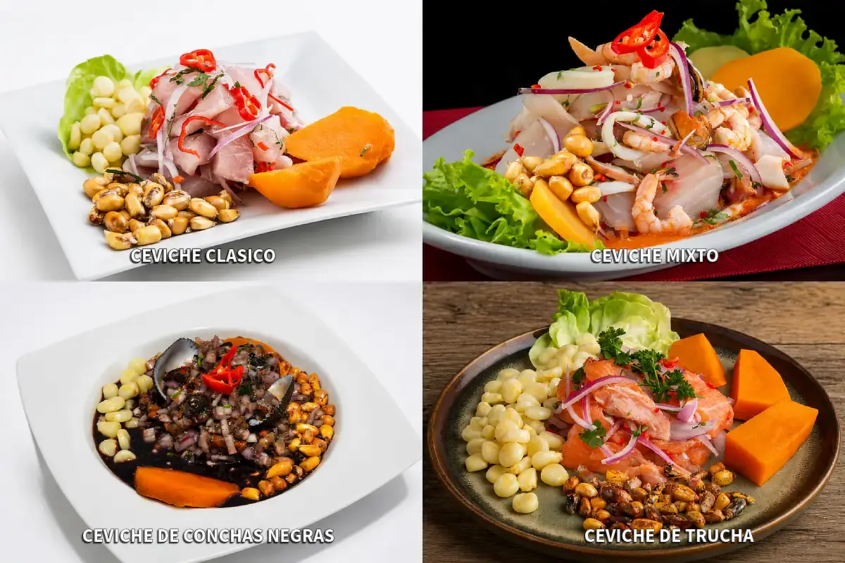 Tipos de ceviche peruano | Cocatambo