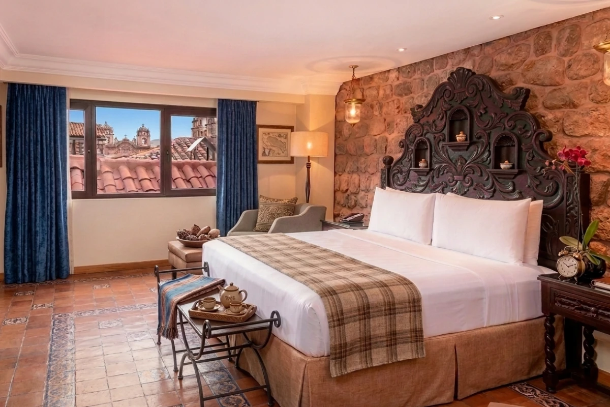 Habitación de los mejores hoteles en cusco