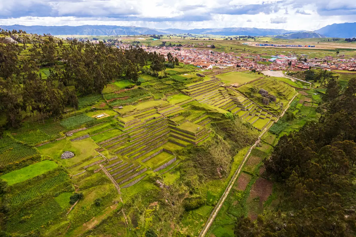 Vista aérea de Chinchero | Cocatambo